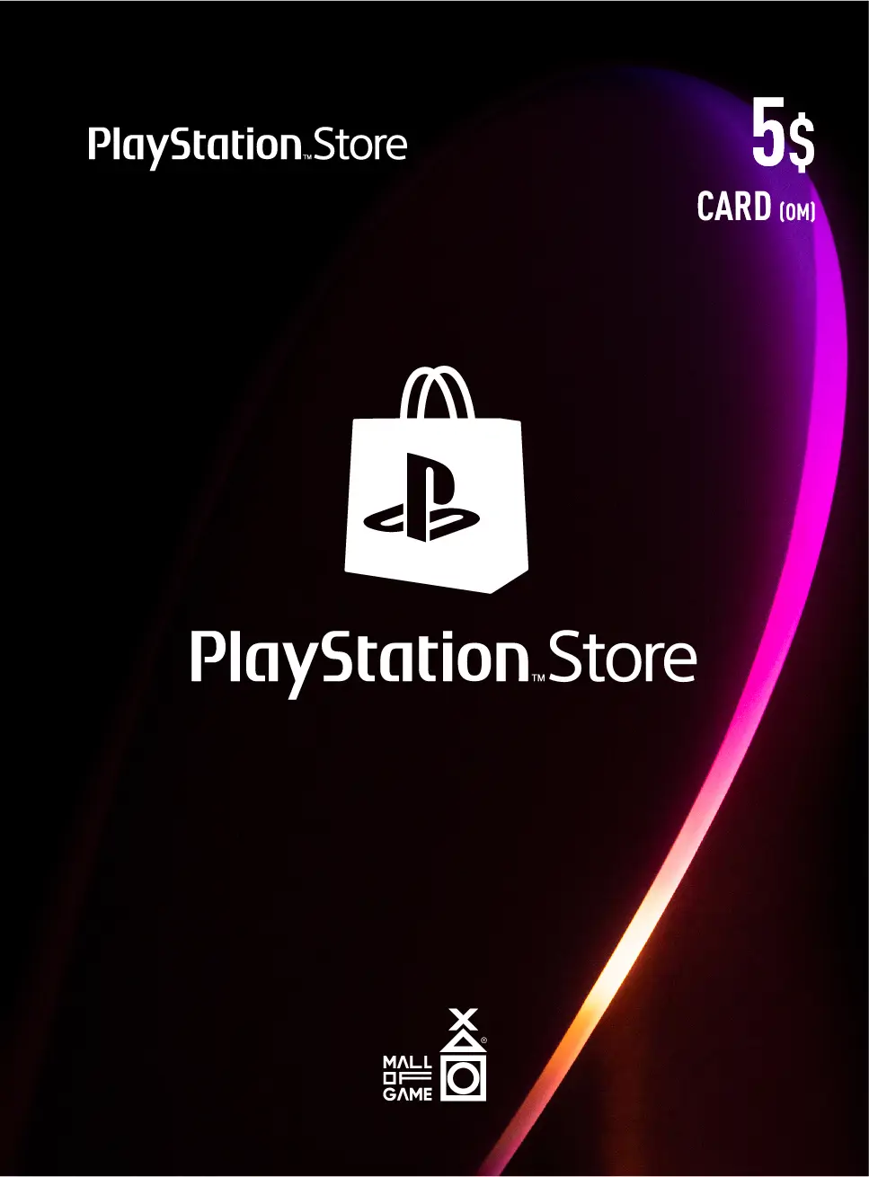 PlayStation™Store USD5 Gift Cards (OM)